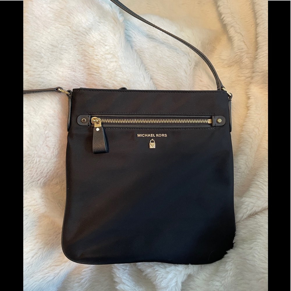 Michael Kors black nylon crossbody